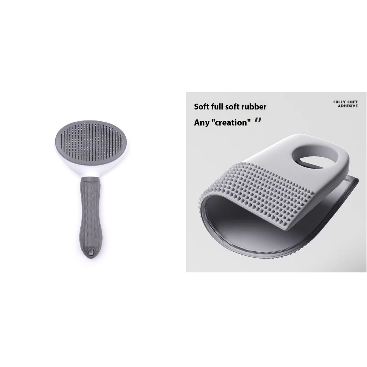 Gray GroomPro multi-tool grooming set for pets — starter grooming kit for cats dogs and small animals