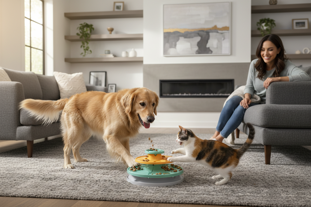Interacting Treat Dispensing