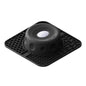 Black SlowSip silicone lick bowl Conventional enlarged for large dogs — non-slip slow feeder on floor

