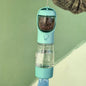 Blue 3-in-1 pet travel cup and feeder – compact BPA-free pet travel bottle