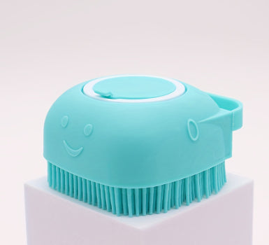 Ergonomic LED pet nail clipper being used on dog paw