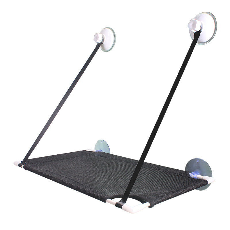 Machine-washable faux fleece cover for suction cup cat window perch