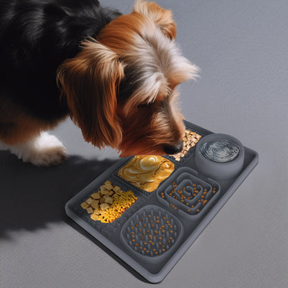 PawPace slow feeder mat for dogs – food-grade silicone lick mat in multiple colours