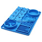 Persistent blue LickLux Pro slow feeder mat – rich ocean blue rectangular design