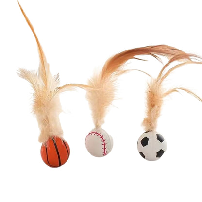 PurrPlay Bouncy Ball Set – best interactive cat toy for mental stimulation